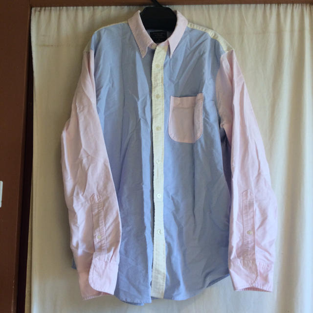 Abercrombie&Fitch(アバクロンビーアンドフィッチ)のpapara様 新品同様 カラー切り替えシャツ XL メンズのトップス(シャツ)の商品写真