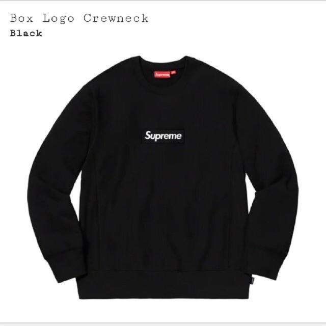 supreme Box Logo Crewnecks サイズM 色ブラックメンズ