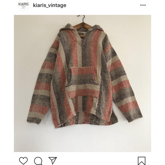 インスタ掲載 kiaris vintage 購入 メキシカンパーカー キアリス