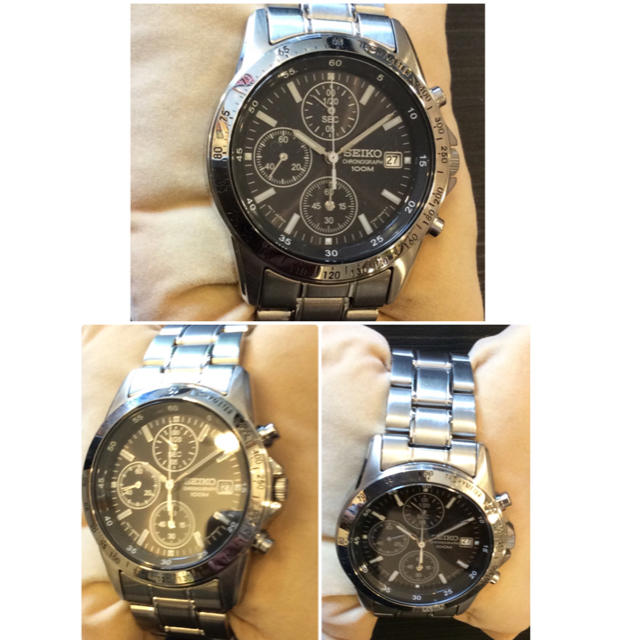 SEIKO - 【値下げ】SEIKO クロノグラフ 7T92-0DW0 の通販 by