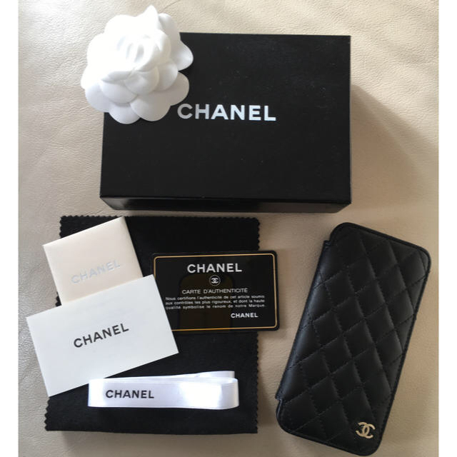 CHANEL - chiepi♫極美品★シャネル iphone6、6S 、7、8 携帯ケース
