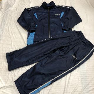 アシックス(asics)のアシックス☆ウインドブレーカーセットアップ【140】防寒シャカシャカ!難あり(ジャケット/上着)