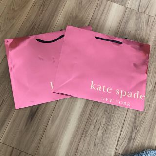 ケイトスペードニューヨーク(kate spade new york)の≪新品≫期間限定 kate spade ショッパー 2つ(ショップ袋)