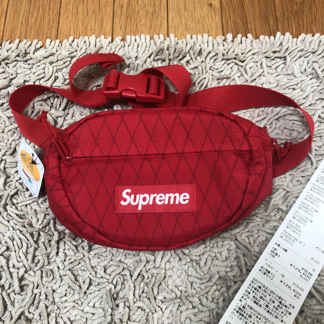 18FW Supreme Waist Bag Red レッド 赤