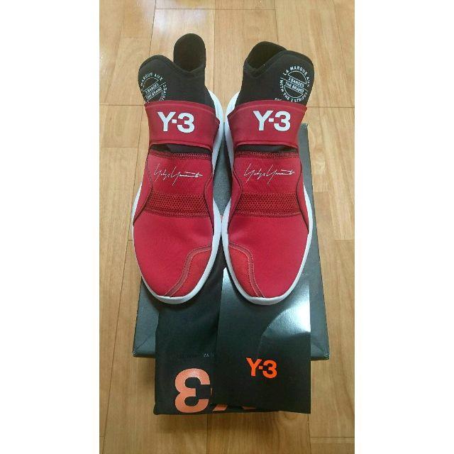 Y-3(ワイスリー)の☆Y-3 ワイスリー スニーカー 27.5cm UK9 レッド メンズの靴/シューズ(スニーカー)の商品写真