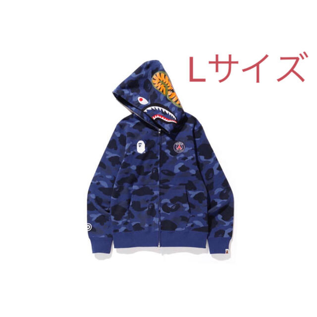 Bape×PSG コラボパーカー Lサイズ