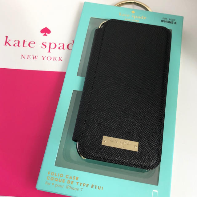 ディズニースマホカバー / kate spade new york - 高級 ケイトスペード iPhone 7 8 手帳型 レザー ブラックアイフォーンの通販 by なつみ's shop｜ケイトスペードニューヨークならラクマ