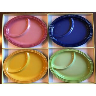 ルクルーゼ(LE CREUSET)のル・クルーゼ マルチオーバルプレート 4枚セット(食器)