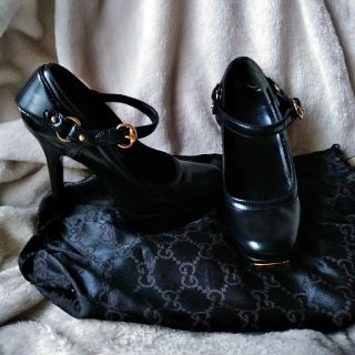 グッチ(Gucci)のGUCCI　黒パンプス(ハイヒール/パンプス)