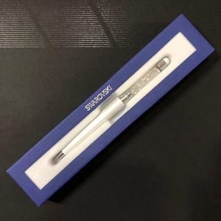 スワロフスキー(SWAROVSKI)の新品 スワロフスキー ボールペン タッチペン クリスタル ケース おしゃれ 白(ペン/マーカー)