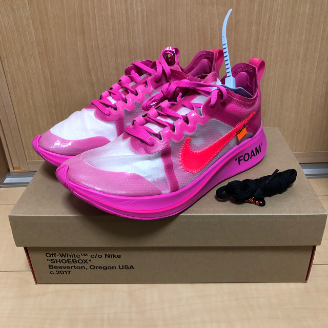 靴/シューズNike x Off-White Zoom Fly SP Pink 26.5