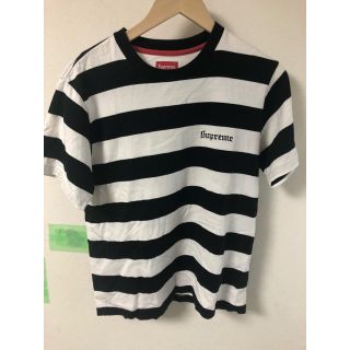 シュプリーム(Supreme)のsupreme ボーダーTシャツ(Tシャツ/カットソー(半袖/袖なし))