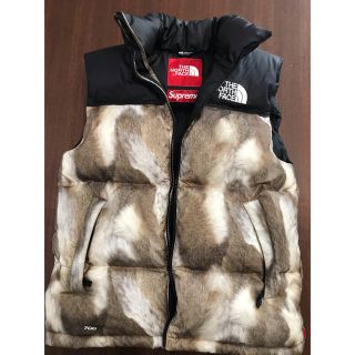 シュプリーム(Supreme)のsupreme the north face ダウンベスト ちくわS(ダウンベスト)