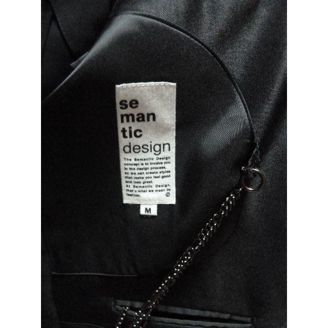 semantic design(セマンティックデザイン)のジャケット semantic  design Mサイズ メンズのジャケット/アウター(テーラードジャケット)の商品写真