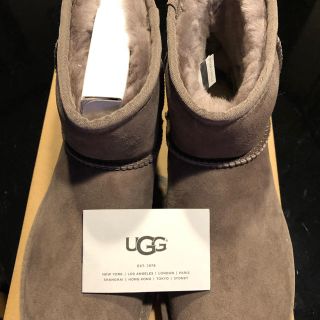 アグ(UGG)のUGGブーツクラシックミニストーミーグレー(ブーツ)