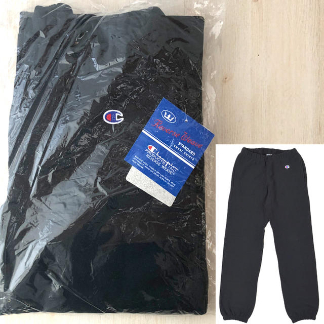 Champion - ☆新品正規品青タグ・ブラックL☆チャンピオン リバース