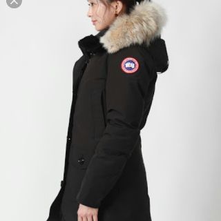 カナダグース(CANADA GOOSE)のカナダグース ブロンテ Mサイズ ブラック(ダウンジャケット)