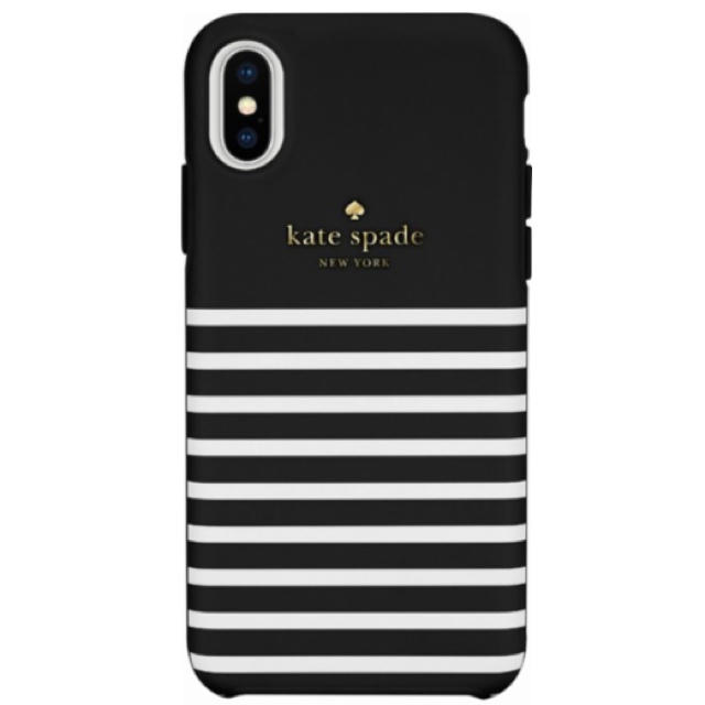 iphone カバーしない 、 kate spade new york - 高級 新品 ケイトスペード iPhone x XS ボーダーブラック黒 ケースの通販 by なつみ's shop｜ケイトスペードニューヨークならラクマ