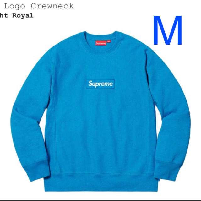 supreme box logo clewneck Bright Royal