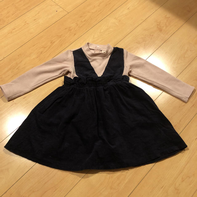 petit main(プティマイン)のプティマイン☆コーデュロイワンピース キッズ/ベビー/マタニティのキッズ服女の子用(90cm~)(ワンピース)の商品写真