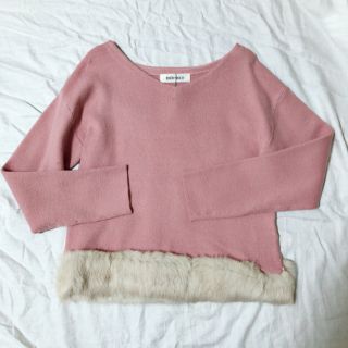 ミッシュマッシュ(MISCH MASCH)のミッシュマッシュ♡新品♡裾ファーニット(ニット/セーター)