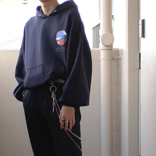 Gosha Rubchinskiy ゴーシャラブチンスキー パーカー ネイビー-eastgate.mk