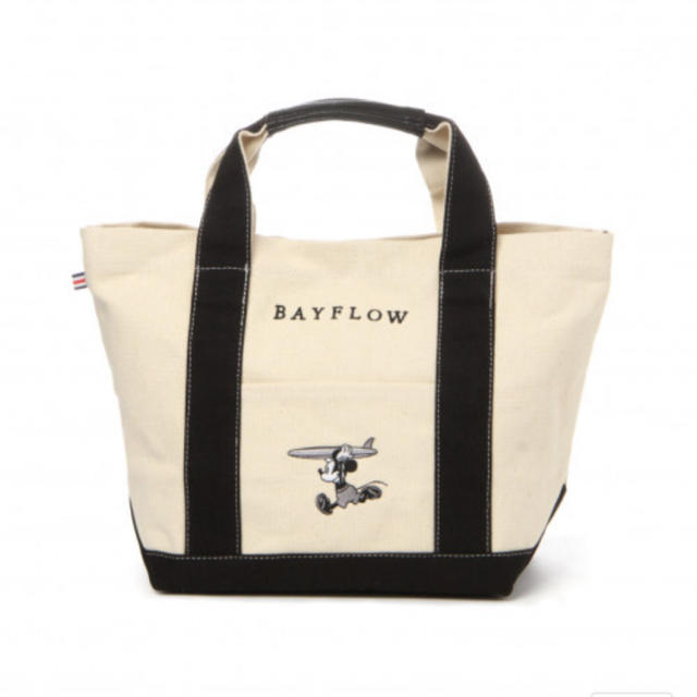 美品　BAYFLOW  ミッキー  ロゴ　トートバッグ