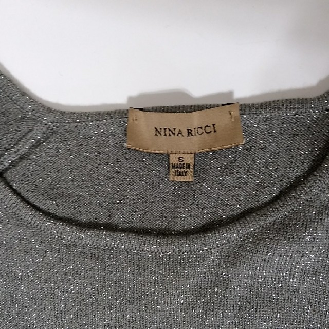 NINA RICCI(ニナリッチ)のNINA RICCI　半袖　ニット　Sサイズ レディースのトップス(ニット/セーター)の商品写真