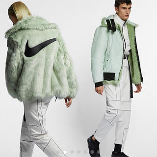 ナイキ(NIKE)のnike ambush アンブッシュ fur jacket ファー(毛皮/ファーコート)