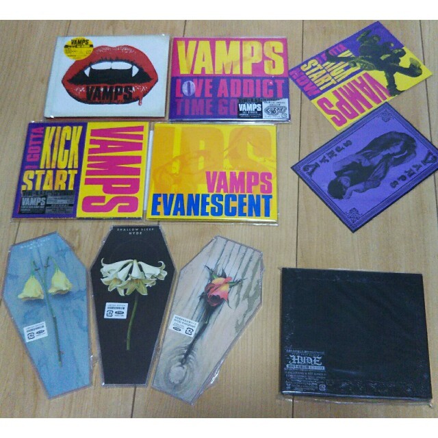 L'Arc～en～Ciel(ラルクアンシエル)のhyde 未開封 CD  アルバム VAMPS まとめて エンタメ/ホビーのタレントグッズ(ミュージシャン)の商品写真