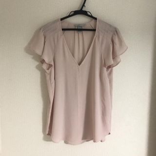 エイチアンドエイチ(H&H)のH&M / エイチアンドエム / ピンク ブラウス トップス(シャツ/ブラウス(半袖/袖なし))