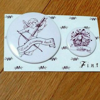 フィント(F i.n.t)のfintノベルティー缶ﾊﾞｯﾁ(その他)