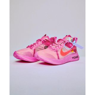 オフホワイト(OFF-WHITE)のnike off-white zoom fly pink 28.5 国内正規品(スニーカー)