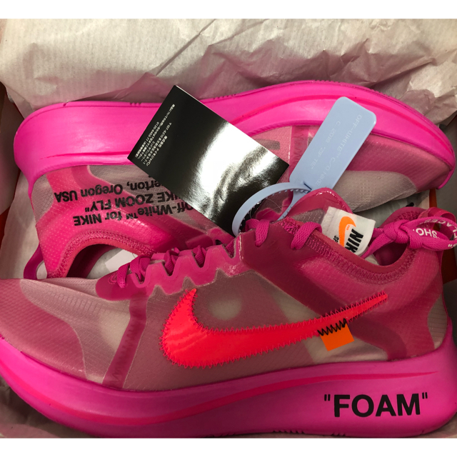 NIKE(ナイキ)の【専用】NIKE ZOOM FLY SP OFF-WHITE 29cm メンズの靴/シューズ(スニーカー)の商品写真