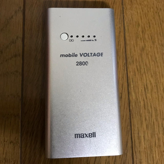 maxell(マクセル)のモバイルバッテリー 2800mA maxell  スマホ/家電/カメラのスマートフォン/携帯電話(バッテリー/充電器)の商品写真