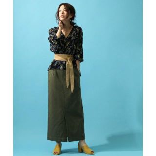 ディッキーズ(Dickies)の新品_アンデミュウ_Andemiu×Dickies（ディッキーズ）チノスカート(ロングスカート)