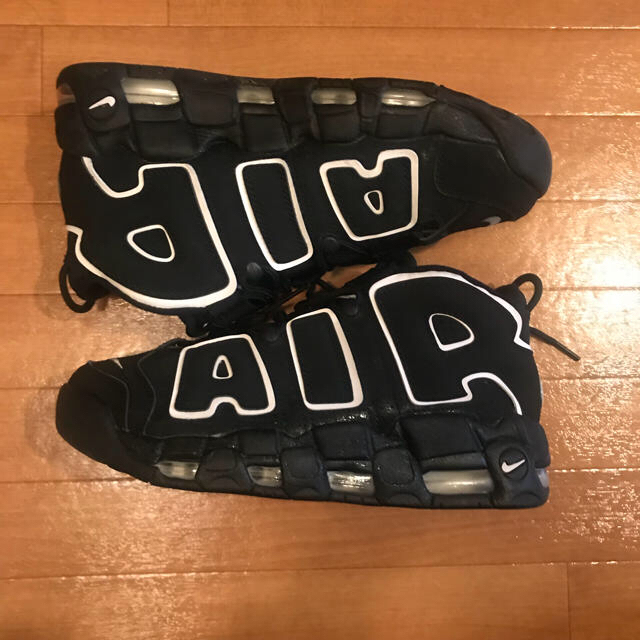 NIKE(ナイキ)のAIR MORE UPTEMPO モアテン 黒白 27.0cm メンズの靴/シューズ(スニーカー)の商品写真