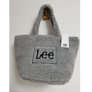 リー(Lee)のLee モコモコボアミニトートバッグ(GRAY)(トートバッグ)