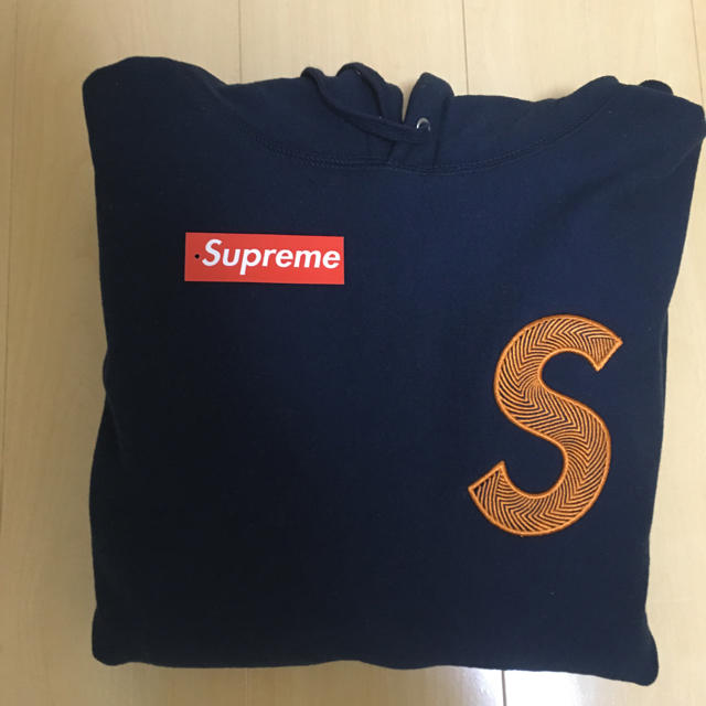supreme S logo hooded sweatshirt 1