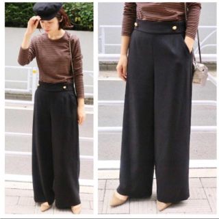 イエナ ボタンディテールワイドパンツ 専用