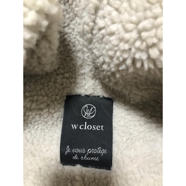 w closet(ダブルクローゼット)のW closet コート ムートンコート アウター レディースのジャケット/アウター(ムートンコート)の商品写真