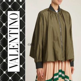 ヴァレンティノ(VALENTINO)の新品 バレンティノ  VALENTINO オーバーサイズ シルクジャケット(テーラードジャケット)