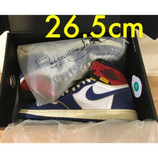 ナイキ(NIKE)のUNION × AIR JORDAN1 RETRO HIGH ONG 26.5(スニーカー)