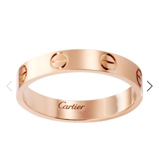 カルティエ(Cartier)の最最終お値下げ！カルティエミニラブリング ピンクゴールド (リング(指輪))