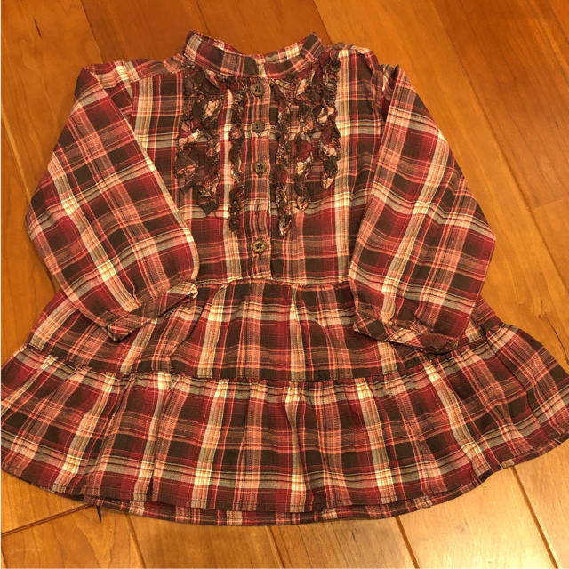 3can4on(サンカンシオン)のワンピース 90 キッズ/ベビー/マタニティのキッズ服女の子用(90cm~)(ワンピース)の商品写真