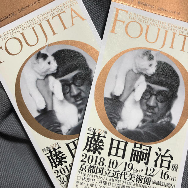 たまっと様専用  藤田嗣治展 12月16日まで 2枚 チケットの施設利用券(美術館/博物館)の商品写真