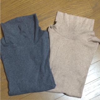 ムジルシリョウヒン(MUJI (無印良品))の無印良品☆タートルネックS(カットソー(長袖/七分))