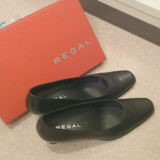REGAL パンプス 黒 24.0cm(ハイヒール/パンプス)