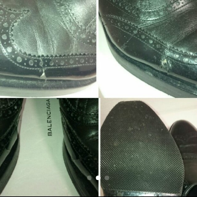 Balenciaga(バレンシアガ)のバレンシアガ ウイングチップ 43 4センチヒール メンズの靴/シューズ(ドレス/ビジネス)の商品写真