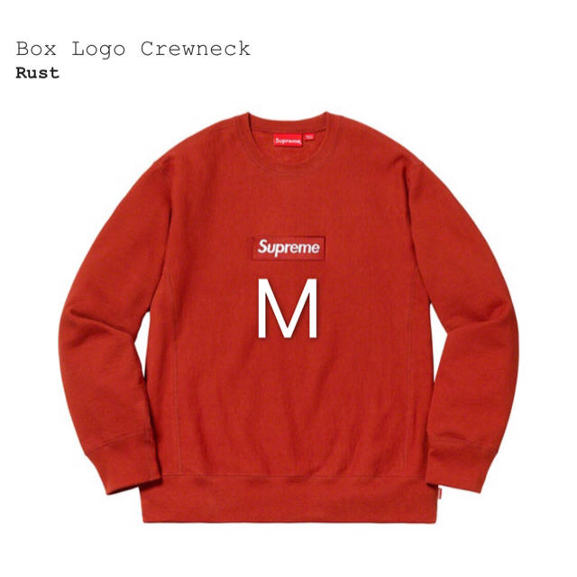 Supreme(シュプリーム)のsupreme box logo crewneck レッド red メンズのトップス(スウェット)の商品写真